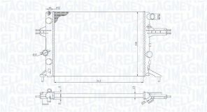 Magneti Marelli 350213192400 - Chladič vody -