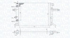 Magneti Marelli 350213192800 - Chladič vody -