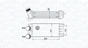 Magneti Marelli 351319204920 - Chladič plniaceho vzduchu