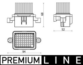 Mahle ABR 157 000P - Regulátor vnútorného ventilátora