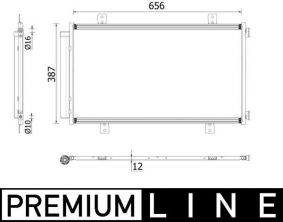 Mahle AC 70 000P - Kondenzátor