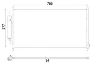 Mahle AC 928 000S - Kondenzátor