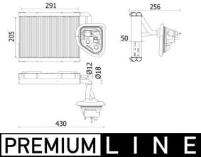 Mahle AE 159 000P - Výparník
