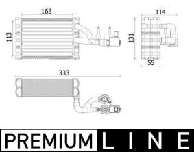 Mahle AE 162 000P - Výparník
