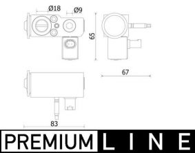 Mahle AVE 141 000P - Ventil