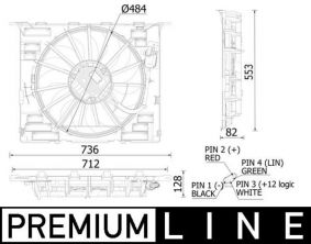 Mahle CFF 549 000P - Ventilátor motora