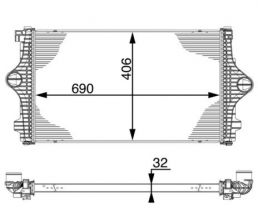 Mahle CI 219 000P - Chladič plniaceho vzduchu