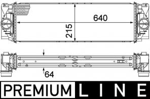 Mahle CI 368 000P - Chladič plniaceho vzduchu