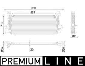 Mahle CI 515 000P - Chladič plniaceho vzduchu