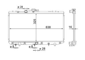 Mahle CR 1699 000S - Chladič vody -