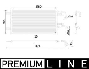 Mahle CR 935 000P - Chladič vody -