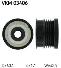 SKF VKM 03406 - Voľnobežka alternátora -
