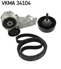 SKF VKMA 34104 - Sada klinového rebrovaného remeňa -
