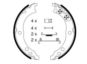 Textar 91064800 - Parkovacia brzda -