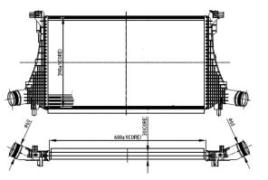 NRF 309059 - Chladič plniaceho vzduchu -