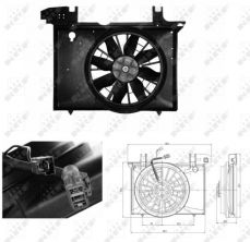 NRF 47703 - Ventilátor motora -