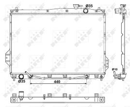 NRF 53050 - Chladič vody -