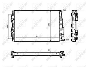 NRF 53843 - Chladič vody -