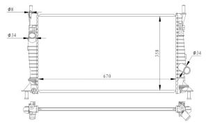 NRF 550014 - Chladič vody -