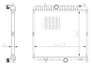 NRF 550021 - Chladič vody -
