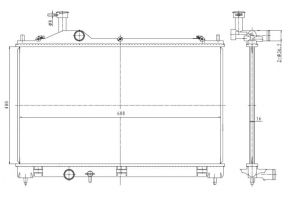 NRF 550025 - Chladič vody -