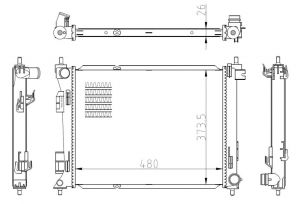 NRF 550039 - Chladič vody -