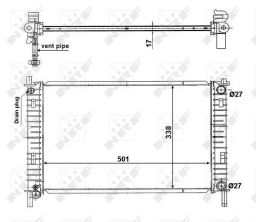 NRF 56134 - Chladič vody -