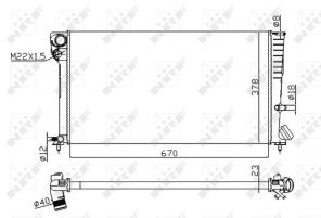 NRF 58101A - Chladič vody -