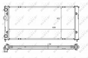 NRF 58386 - Chladič vody -