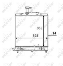 NRF 58531 - Chladič vody -