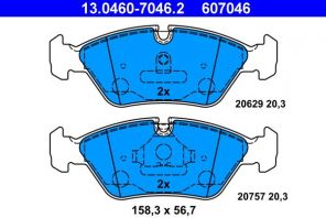 ATE 13.0460-7046.2 - Brzdové platničky -