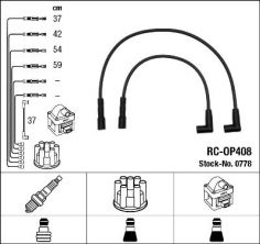 NGK 0778 - Zapaľovací kábel -