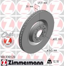 Zimmermann 100.3301.20 - Brzdový kotúč -