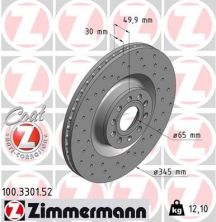 Zimmermann 100.3301.52 - Brzdový kotúč -