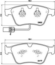 Brembo P 05 003 - Brzdové platničky -