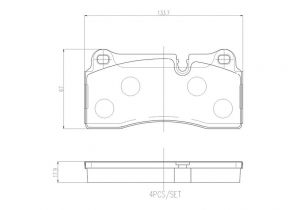 Brembo P 06 111 - Brzdové platničky -