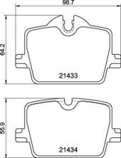 Brembo P 06 114 - Brzdové platničky -