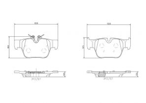 Brembo P 06 117 - Brzdové platničky -