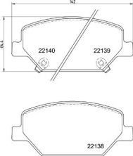 Brembo P 07 007 - Brzdové platničky -