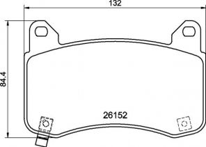 Brembo P 09 029 - Brzdové platničky -