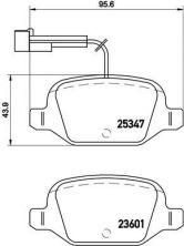 Brembo P 23 146 - Brzdové platničky -