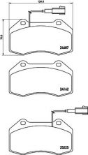 Brembo P 23 162 - Brzdové platničky -