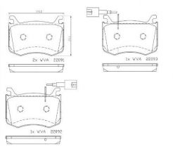 Brembo P 23 183 - Brzdové platničky -
