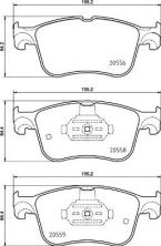 Brembo P 24 234 - Brzdové platničky -
