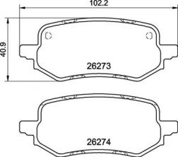 Brembo P 24 237 - Brzdové platničky -