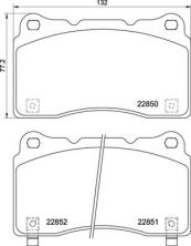 Brembo P 28 099 - Brzdové platničky -