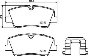 Brembo P 30 085 - Brzdové platničky -