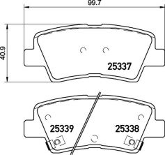 Brembo P 30 094 - Brzdové platničky -