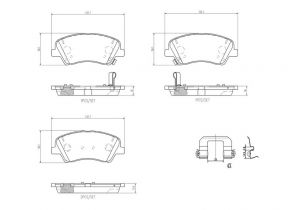 Brembo P 30 098 - Brzdové platničky -