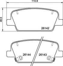 Brembo P 30 118 - Brzdové platničky -